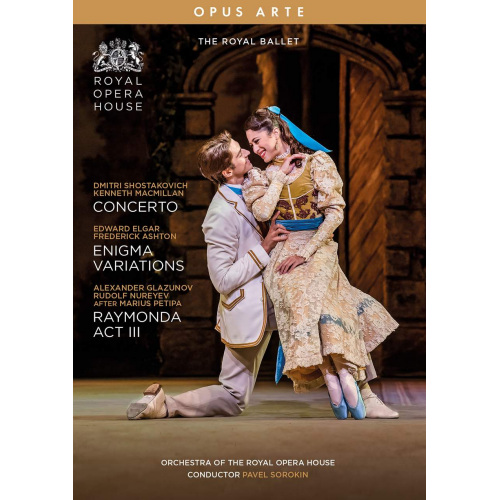 ROYAL BALLET / ORCHESTRA OF THE ROYAL OPERA HOUSE / PAVEL SOROKIN - CONCERTO / ENIGMA VARIATIONS / RAYMONDA ACT III -DVD-ROYAL BALLET - ORCHESTRA OF THE ROYAL OPERA HOUSE - PAVEL SOROKIN - CONCERTO - ENIGMA VARIATIONS - RAYMONDA ACT III -DVD-.jpg